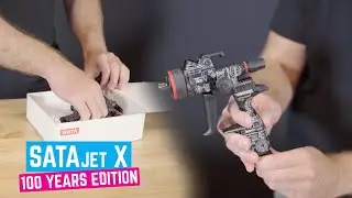 SATAjet X Spray Gun 100 Years Special Edition | Limited Unboxing & Review