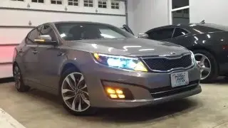 Kia Optima Dual Colored Quad LED Fog Lamps