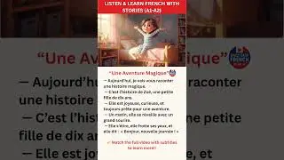 French Listening A1-A2 #frenchforbeginners #frenchconversation #ytshorts #shorts #frenchlistening