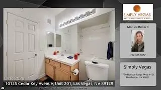 10125 Cedar Key Avenue,# 201, Las Vegas, Nevada 89129, 2-bedrm, 2-bath condo in Scenic Lone Mountain