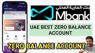 UAE Best ZERO Balance Account Details..new update.. #uae #bank #money
