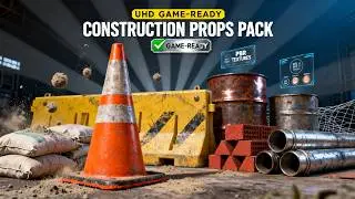 Construction Props 3D Models Pack