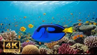 🐡 Ultra HD Aquarium View &ndash; Relaxing Fish Tank & Soft Music for Stress Relief
