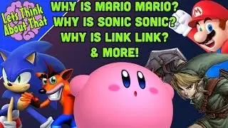 36 Game Character Name Origins | Lets Think About That | Feat. ConnerTheWaffle