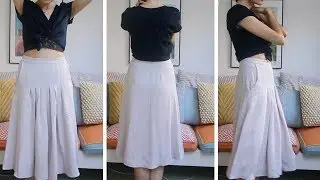 AJUSTANDO A CINTURA de uma saia - tutorial | Patricia Cardoso