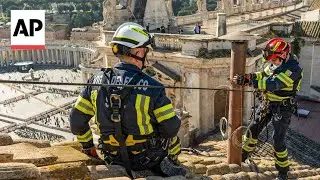 Conclave: Workers install chimney and stove at Sistine Chapel for new pope's election