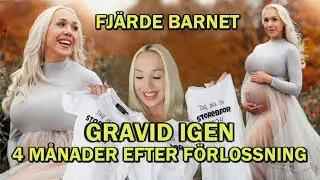 HUR VI BER&Auml;TTAR ATT JAG &Auml;R GRAVID!! FJ&Auml;RDE BARNET (Tar gravtest)