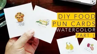 EASY DIY Valentines Day Cards: Food puns PART 1