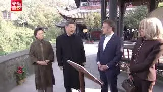 Xi, Macron have friendly exchanges in China's Chengdu
