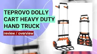 Teprovo Dolly Cart Review: The Ultimate Folding Hand Truck for Heavy-Duty Tasks!