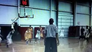 MML/Holly HS guard Isaiah Franklin half court shot