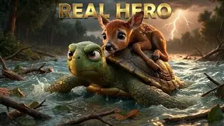 🐢 The Slow Turtle & The Fast Deer | Asli Hero Kaun? | Moral Story for Kids 