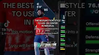 Best motion style to use on center in nba2k26 #nba2k #nba2k26 #fyp #trending #2kcommunity #kgcapalot