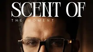 This AI generated perfume ad concept features my own custom AI character.