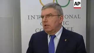 Bach on allowing Russia to compete in Olympics as neutrals