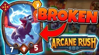 This Dragon Strategy is BROKEN | ARCANE RUSH: Battlegrounds