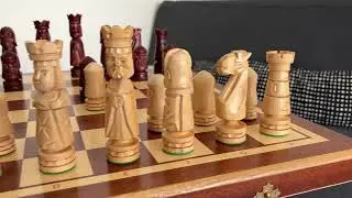 Massive Wooden Chess Set for Play, Caf&eacute;s & Events |Chess shop e4e5| #chess #chessgame #chessboard