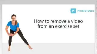 Remove a video from an exercise set