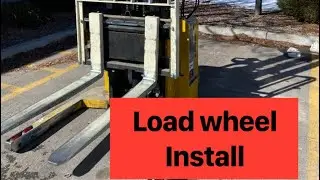Yale Walkie Stacker Load Wheel Install