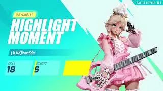 playing a random squad as the new hero Maychelle in Farlight 84