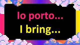 Learn 70 Most Important Italian Sentence Patterns to Master First-Person Pronouns