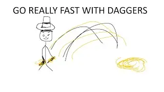 Very fast movement tech with daggers In Hytale