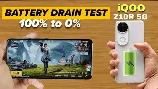 iQOO Z10R Real life battery test | Battery Drain test