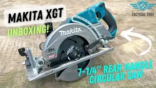 Makita 40v XGT 7-1/4” Rear Handle Circular Saw Unboxing, First Impressions and Cuts - GSR01M1
