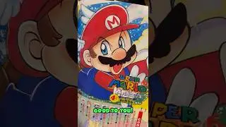 Japan&rsquo;s Mario 64 Manga is&hellip; #retro #nintendo #game #super #snes #64 #retrocollectiveus #weird #peach