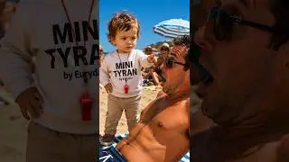 MiniTyran surveillant de plage ! 😅🤣 #minityran #humour #eurydai #vidéomarrante #baby