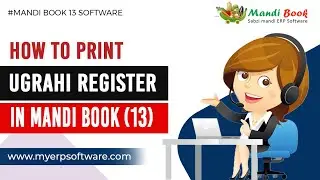 How to Print Ugrahi Register In Mandi Book Software 13 Version