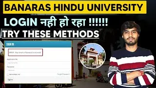 YOUR EMAIL DOESN'T EXIST || BHU PREFERENCE ENTRY FORM