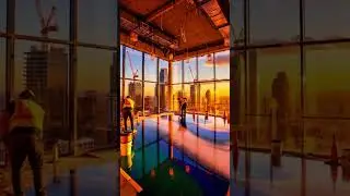 Luxury Penthouse Gets $50K Galaxy Epoxy Floor 😱 Stunning Transformation! #shorts