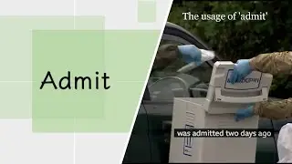 'Admit' | Coronavirus: Paramedics | Beyond the Dictionary
