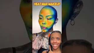 Mind-Blowing Thermal Heat Map Makeup Tutorial 🔥😱