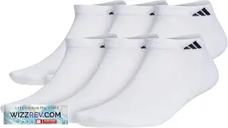 adidas Men's Athletic Cushioned Low Cut Ankle Socks (6 Pair Pack)