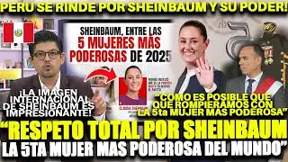 &iexcl;PERUANOS EN SHOCK! CLAUDIA SHIENBAUM ENTRE LAS 5 MUJERES MAS PODEROSAS DEL MUNDO 