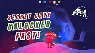 SECRET CAVE UNLOCKED FAST - How to Enter the Christmas Cave in Fish It Roblox