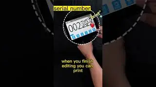 How to print serial numbers, barcodes, and QR codes 