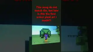 Turtle Helmet pixel art in Minecraft!