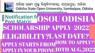 OSOU SCHOLARSHIP APPLY-2022_OSOU SCHOLARSHIP ELIGIBILITY_STEPBYSTEP INSTRUCTIONS