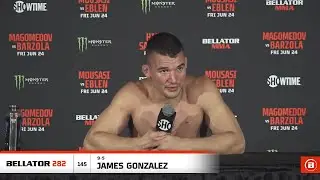 Bellator 282 Post Fight: James Gonzalez on Beating Cody Law