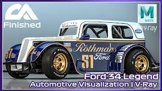 Ford 34 Legend Car | Automotive Visualization - FINAL RENDERS
