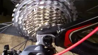 Działanie napędu kaseta SLX 10s 11-36 łancuch XT 10s korba deore.