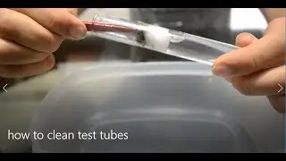 how to clean test tubes