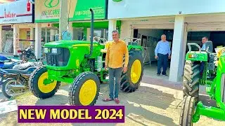 John Deere 5210 new model 2024 | 12 forward + 4 reverse gears box | all new functions review