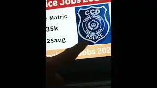 CCD Punjab Police Jobs 2025 Online Apply #NokriPro