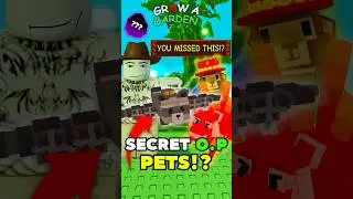 😱*HURRY* NEW SECRET BRAINROT PETS Are O.P!? (RACOONINI BOMBARDINI) | Grow A Garden #growagarden