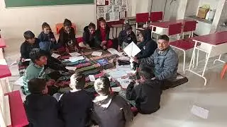 KITE MAKING COMPETITION MALSUND PRIMARY SCHOOL 