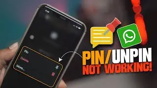 How to Fix Pin and Unpin Not Working on WhatsApp on iPhone